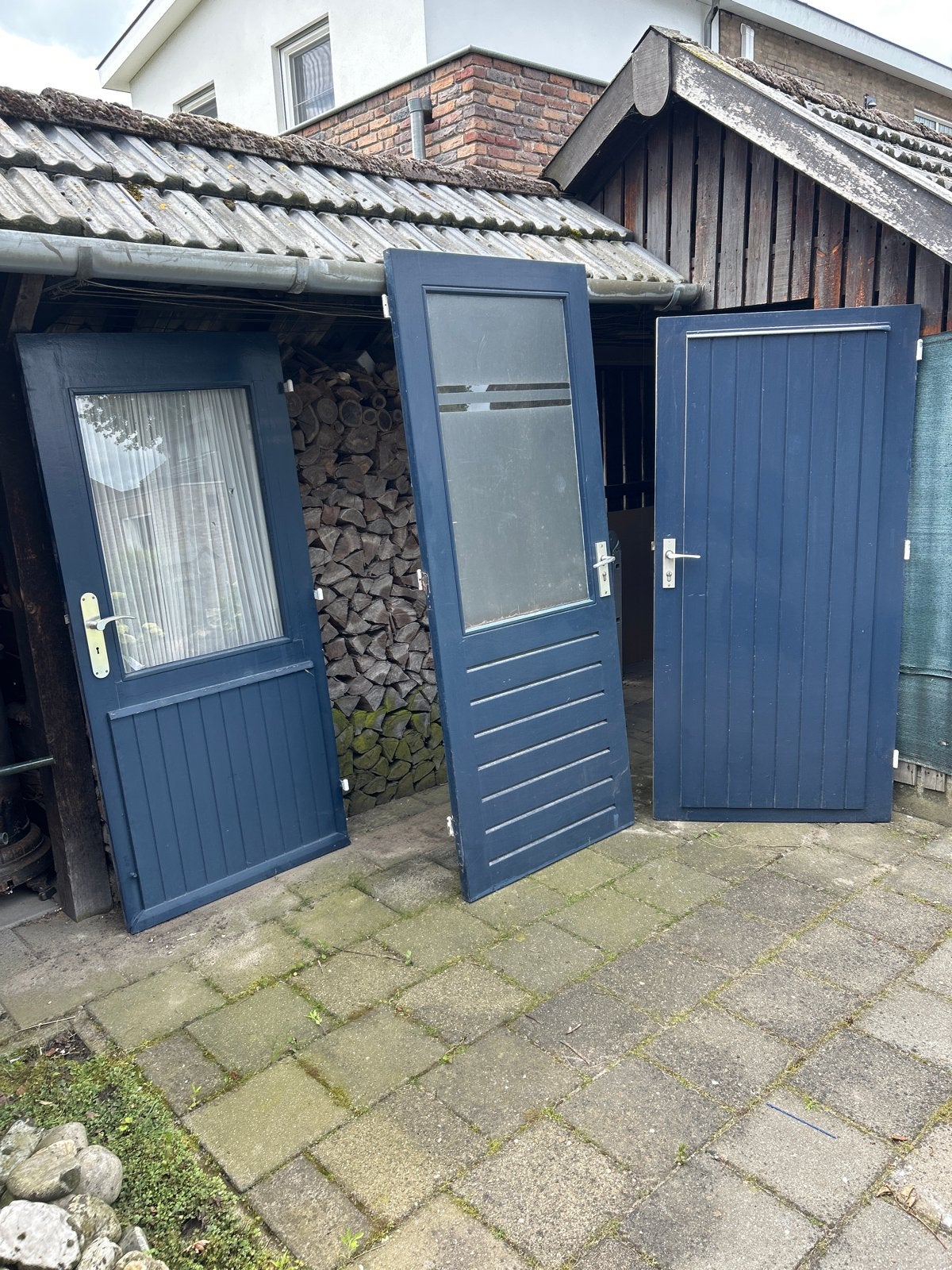 Buitendeuren in diverse afmetingen, Ophalen, Gebruikt, 80 tot 100 cm, Buitendeur