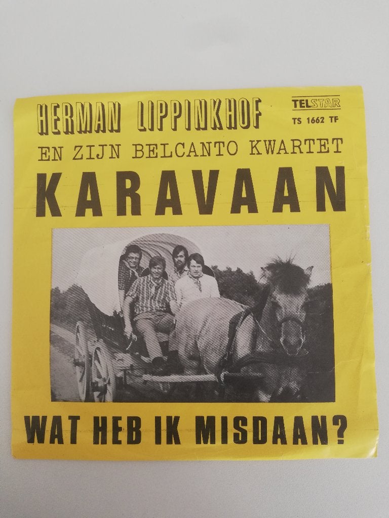 HERMAN LIPPINKHOF  ---   KARAVAAN  ----, Ophalen of Verzenden, Gebruikt, Overige formaten, Levenslied of Smartlap