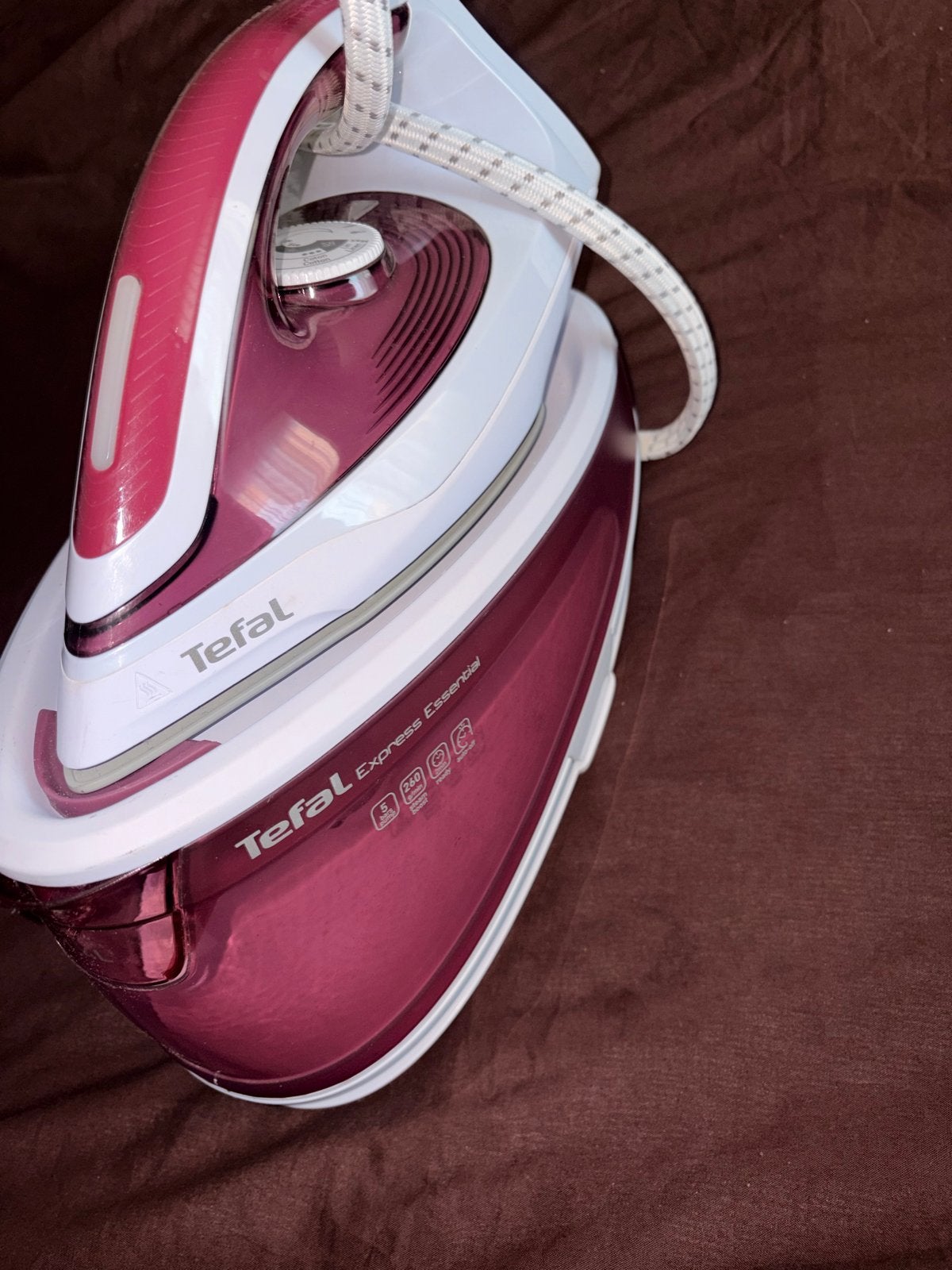 Tefal Express Essential Stoom Strijkijzer SV6110, Ophalen, Zo goed als nieuw, Strijkijzer met snoer