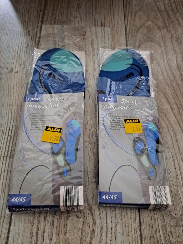 Sport inlegzolen maat 44-45, Kleding | Heren, Schoenen, Onbekend, Blauw, Nieuw, Ophalen of Verzenden