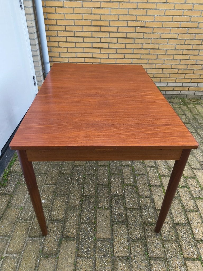 Foto 8 van Eettafel - Uitschuiftafel – Cees Braakman voor Pastoe (Teak)