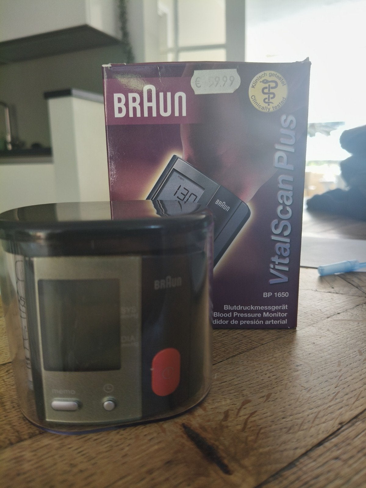 Braun VitalScan Plus BP 1650 pols bloeddrukmeter, Ophalen of Verzenden