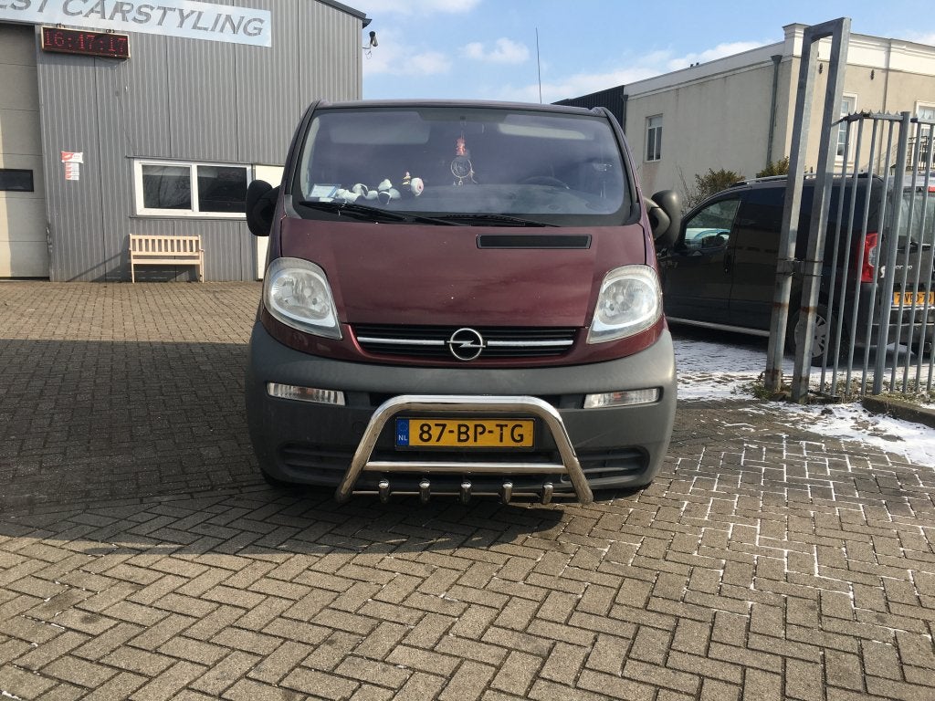 Renault Trafic Pushbar Bullbar met carterbeschermer, Niet ingevuld, Niet ingevuld, Niet ingevuld