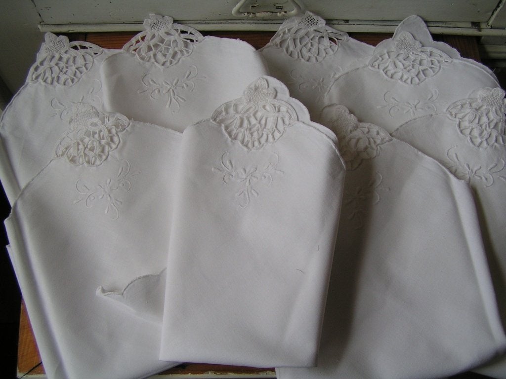 8 nieuwe servetten nr AA 269, 39 cm, Verzenden, Vierkant, Nieuw
