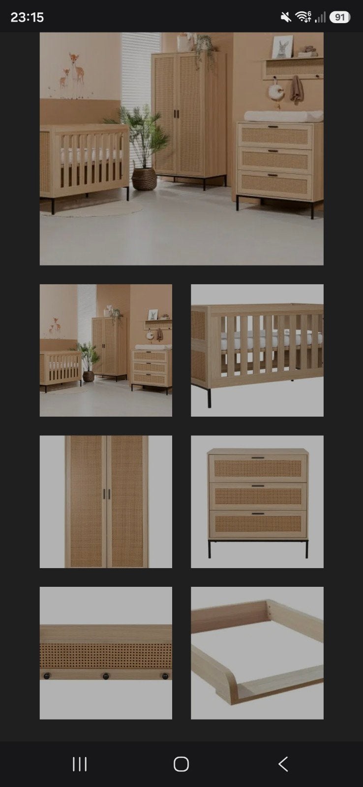 Complete babykamer TWF Jakarta, Ophalen, Overige merken, Bruin, Overige typen