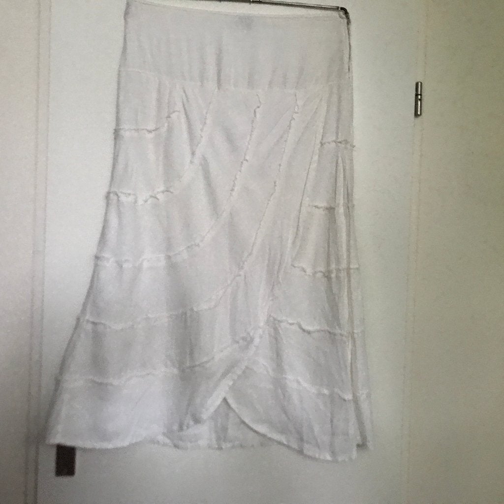 Completo by Arthurio lino witte linnen rok maat XL, Kleding | Dames, Rokken, Verzenden, Wit, Maat 46/48 (XL) of groter, Zo goed als nieuw