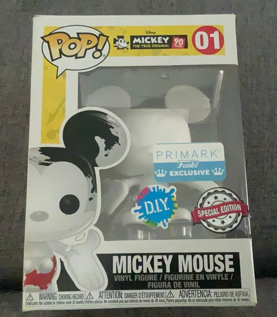 FUNKOPOP MICKEY MOUSE VINYL FIGURE PRIMARKT EXCLUSIVE NR.01, Verzenden, Zo goed als nieuw