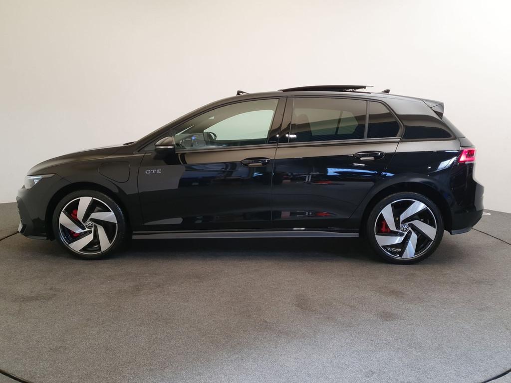 Volkswagen Golf GTE 1.5 eHybrid 272pk DSG/AUT Leder, Pano, W, Auto's, Volkswagen, 12 maanden, 77 km/l, Zwart, 4 cilinders