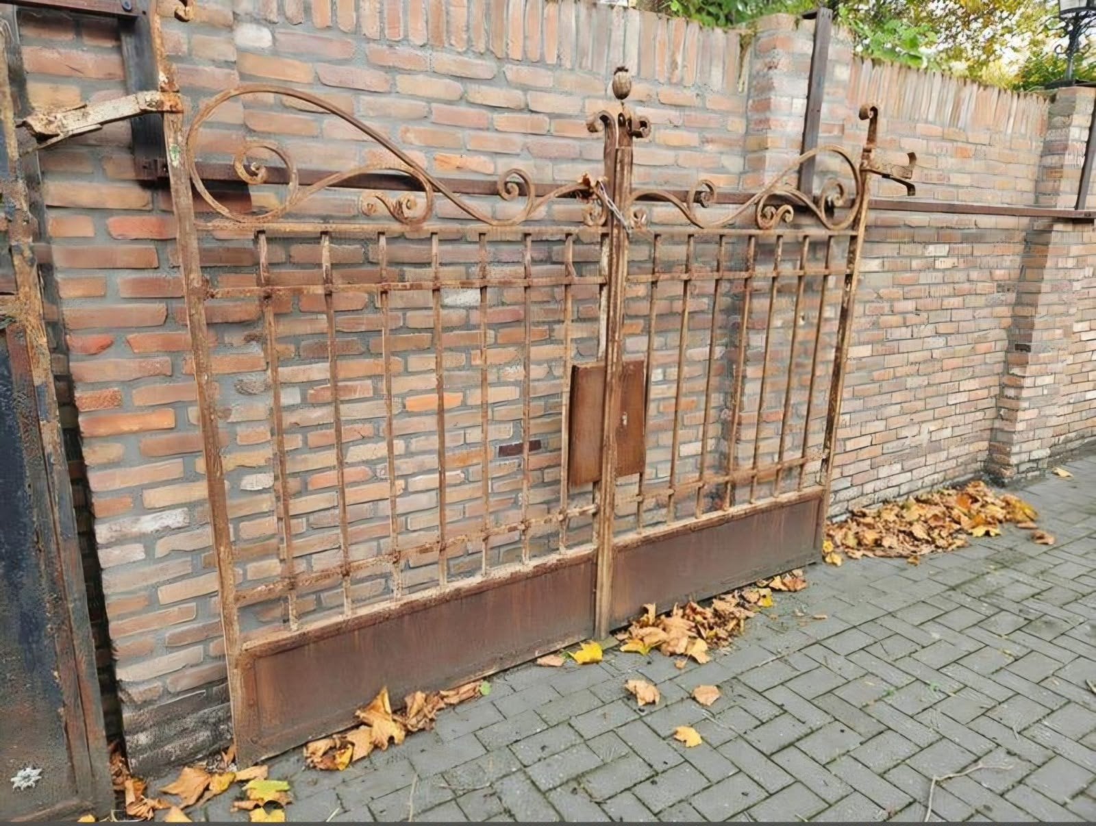 Prachtig zwaar antieke smeedijzeren poort *DEZE WEEK WEG*, Ophalen of Verzenden, Gebruikt, IJzer, Sierhekwerk
