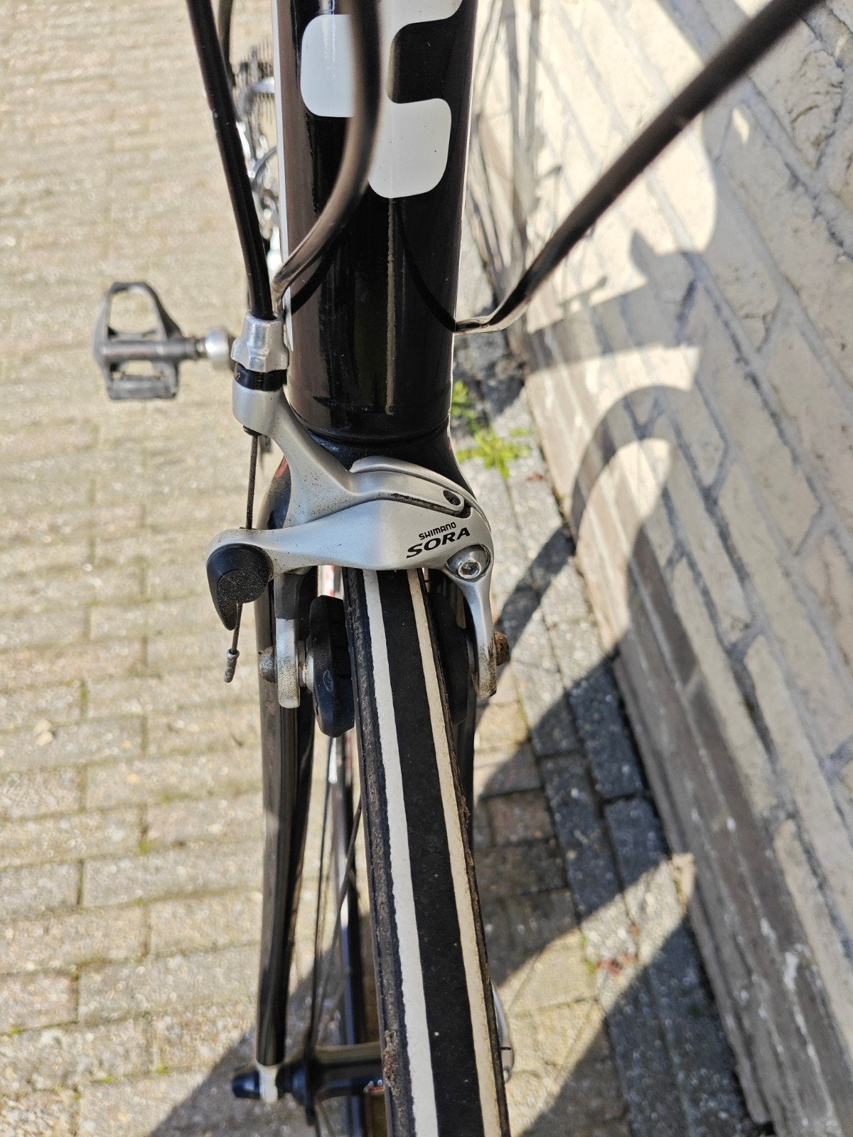 Cube Aerial 56cm Tiagra carbon voorvork, Gebruikt, Aluminium, Meer dan 20 versnellingen, 53 tot 57 cm
