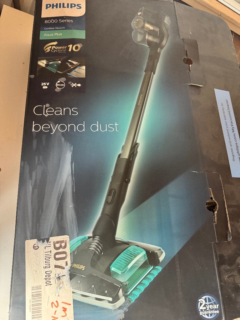 Stofzuiger Philips Aqua Plus series 8000 XC8349/01, Ophalen, Philips, Zo goed als nieuw, Dweilfunctie