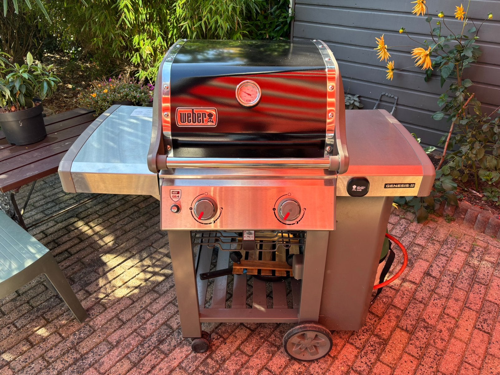 Weber Gasbarbecue Genesis II E-210 W/GBS, Ophalen, Gebruikt, Weber