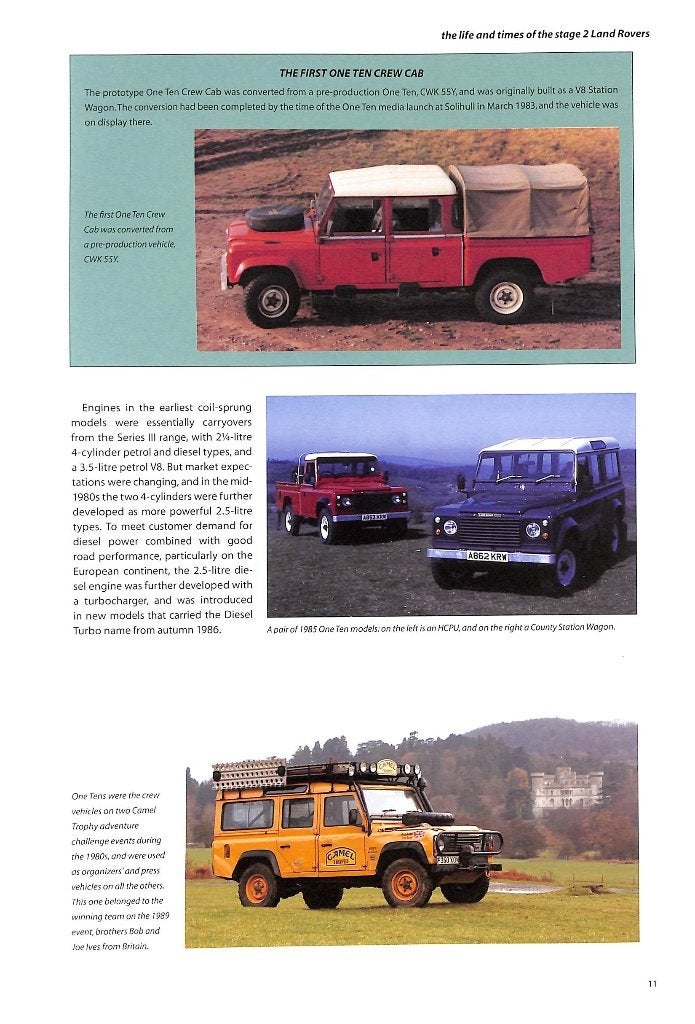 Land Rover One Ten and Ninety Specification Guide, James Tayler, Verzenden, Nieuw, Overige merken