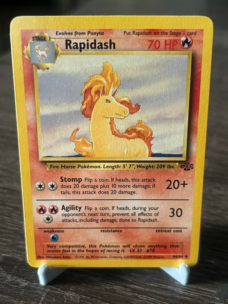 Rapidash (44/64) - Jungle - EX, Ophalen of Verzenden, Zo goed als nieuw, Losse kaart