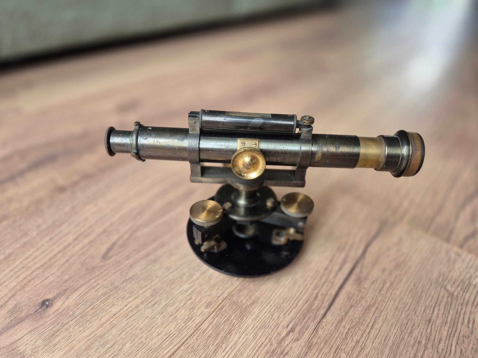 Oude landmeter, Antiek en Kunst, Ophalen of Verzenden