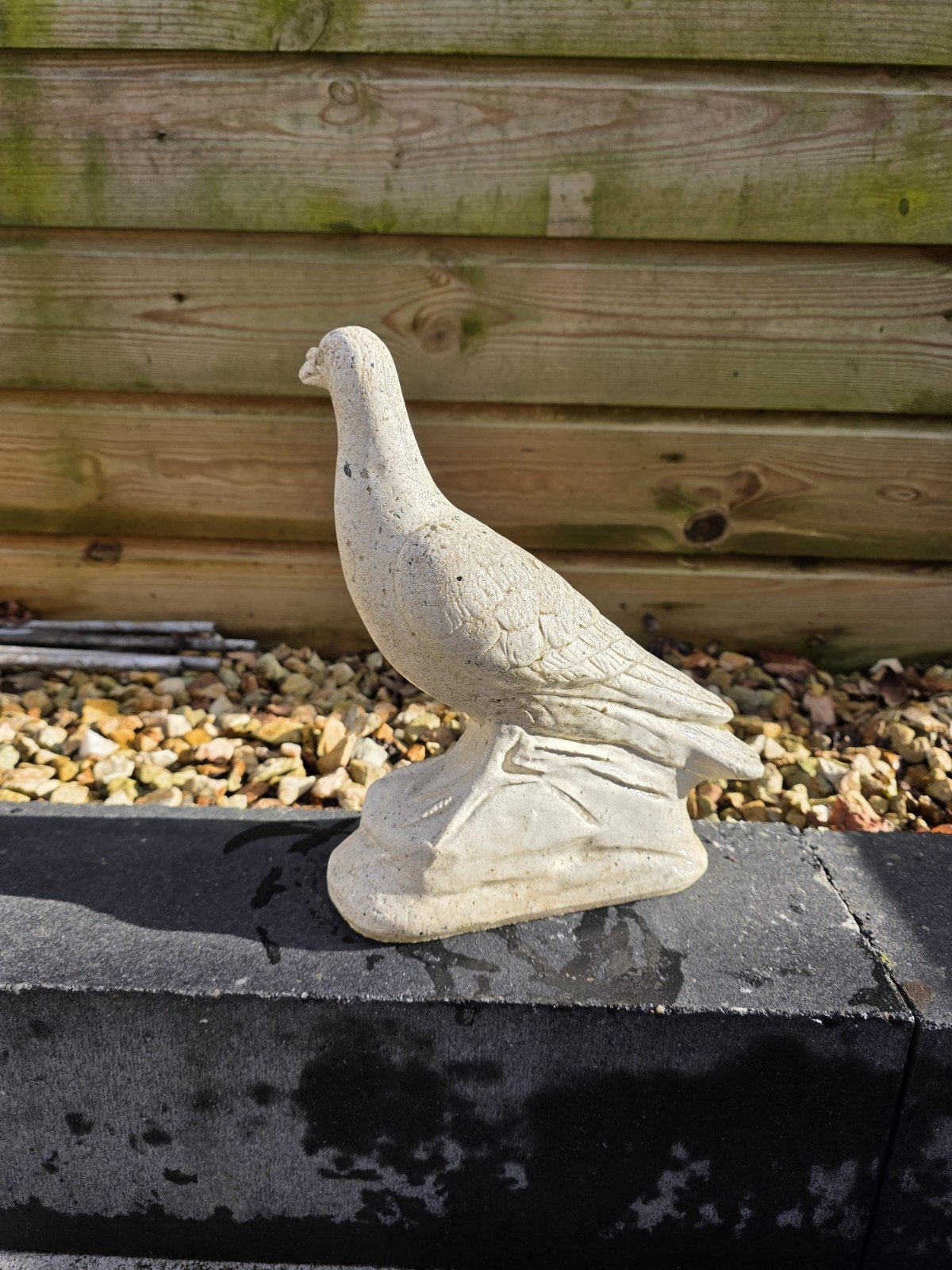 Betonnen duivenbeeld voor tuin of teras, Ophalen, Gebruikt, Beton, Overige typen