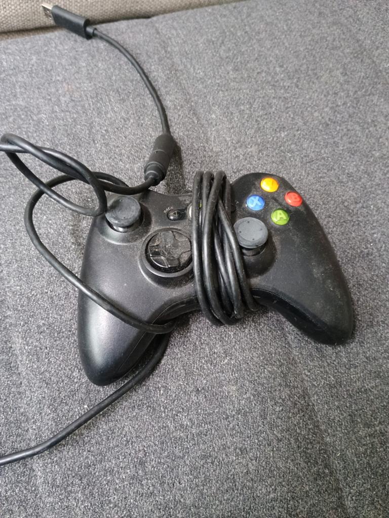 Originele Microsoft Xbox 360 bedrade controller, Ophalen of Verzenden, Gebruikt, Controller, Xbox 360
