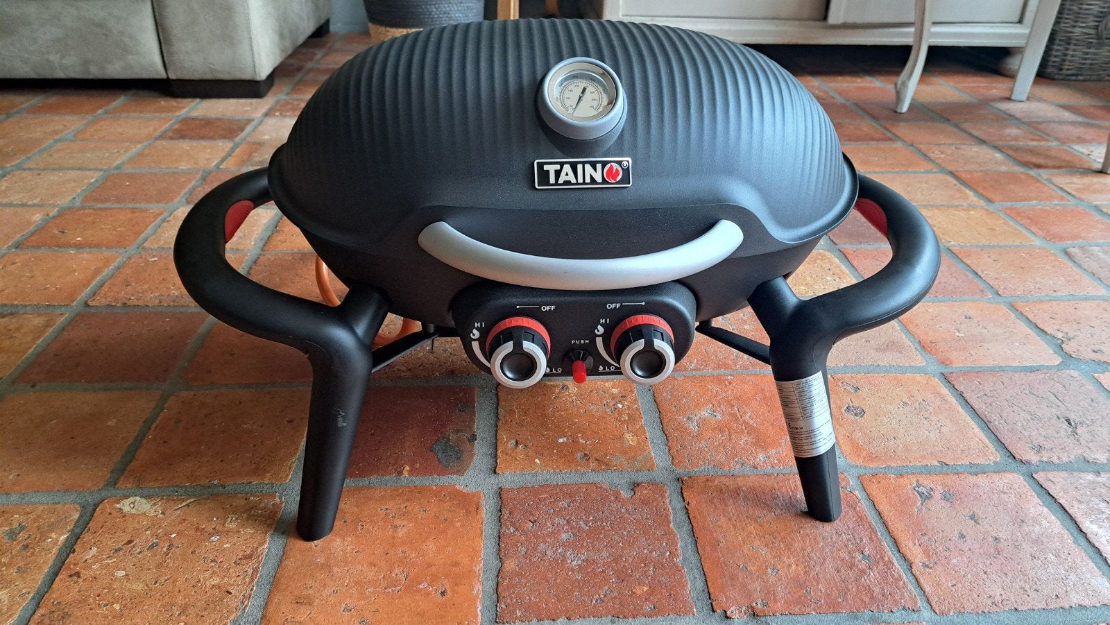 Nieuwe TAINO KENAI Gasbarbecue - Compacte Tafelbarbecue, Ophalen