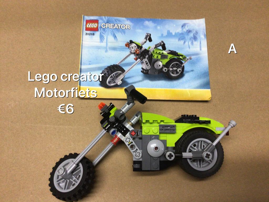 lego motorfiets, Ophalen, Gebruikt, Lego