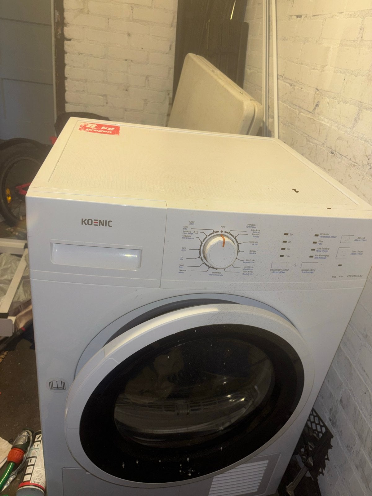 Foto 3 van Koenic wasdroger - 8kg - Condens