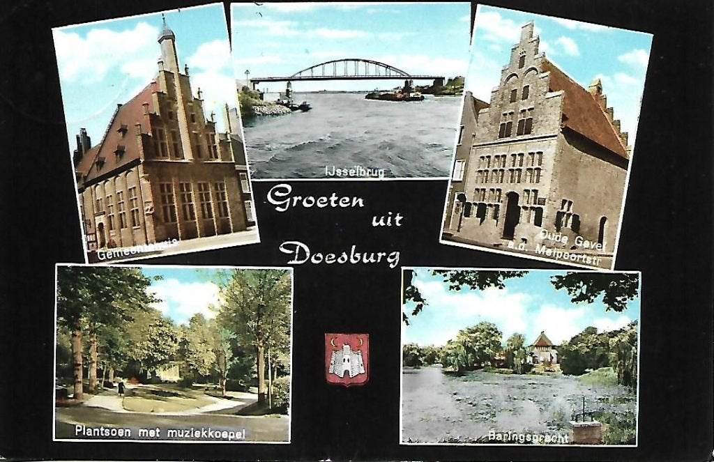 Doesburg- -5-luik., Verzenden, 1960 tot 1980, Gelopen, Gelderland
