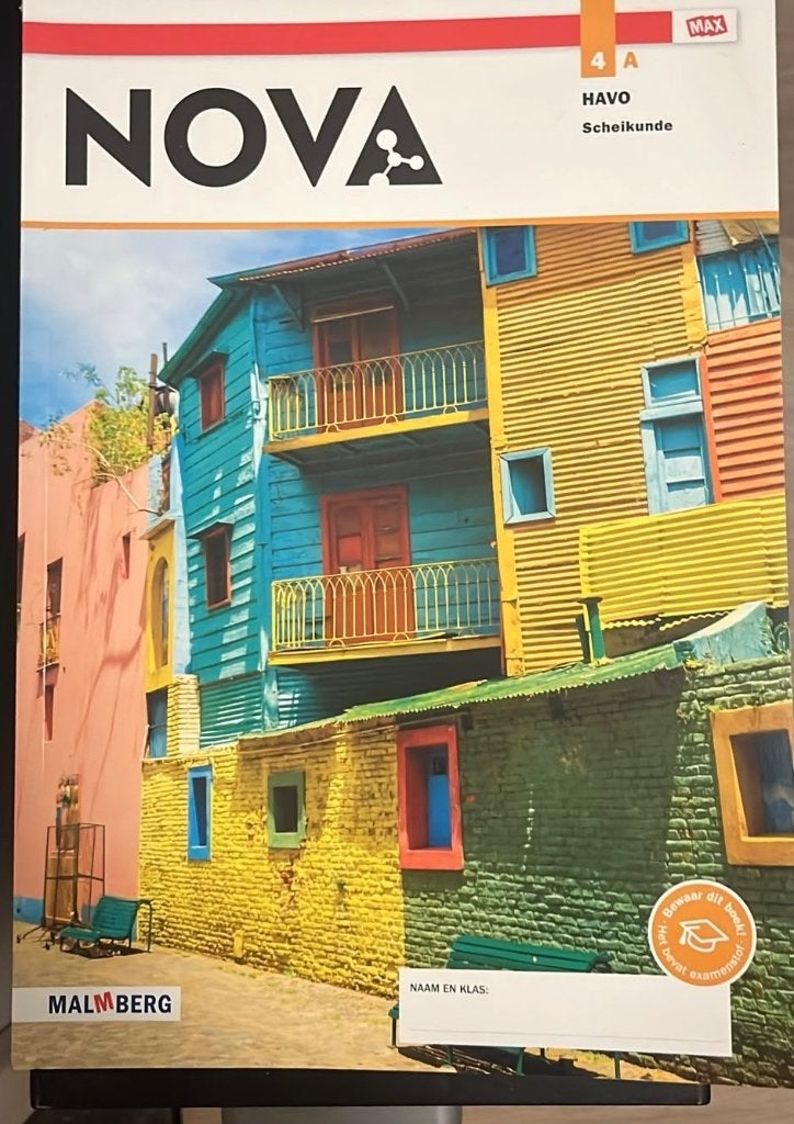 NOVA scheikunde havo 4A, Ophalen of Verzenden, Zo goed als nieuw, HAVO, Scheikunde
