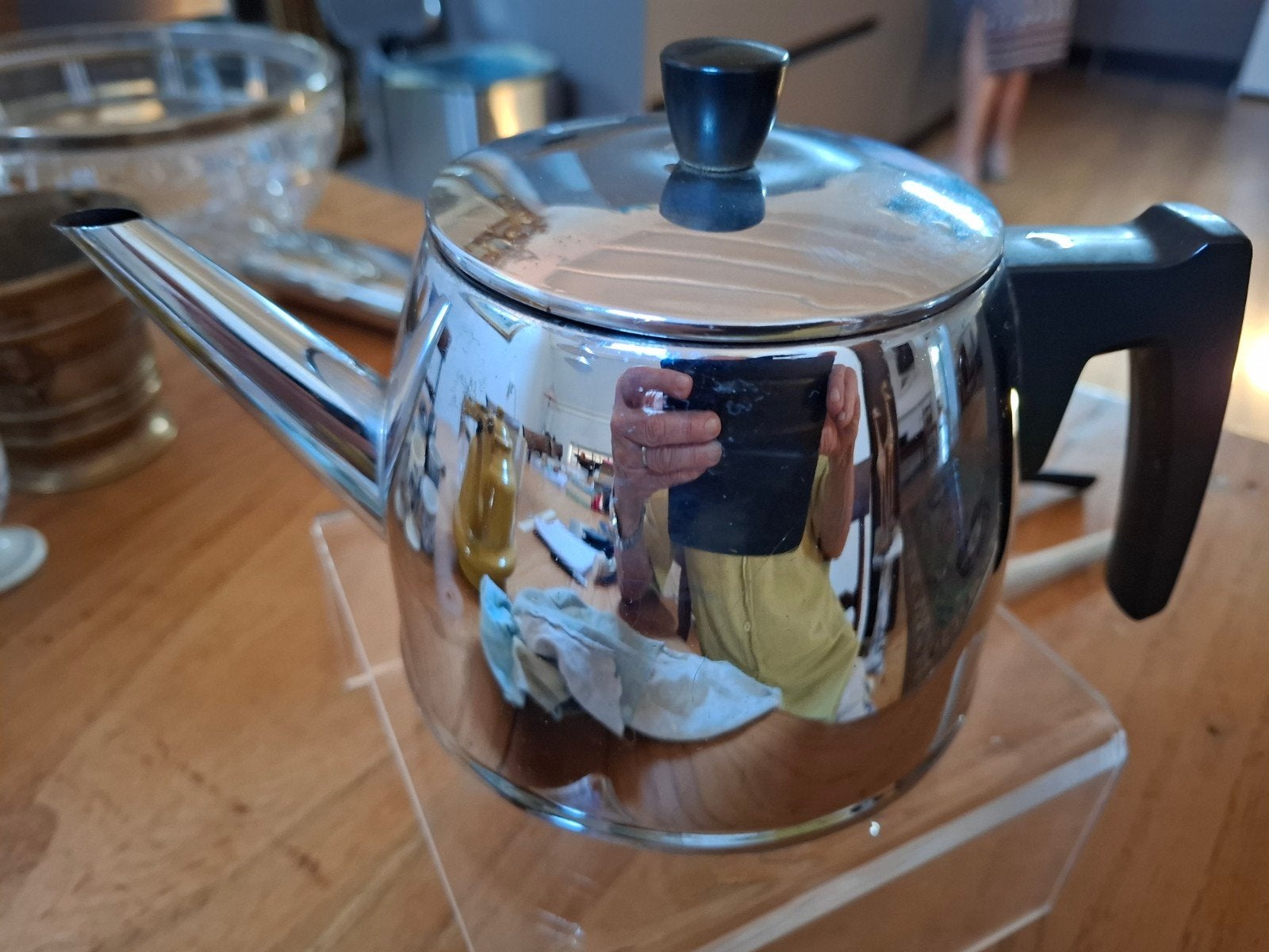 Bredemeijer Theepot Hilversum - Roestvrij staal, Verzenden, Zo goed als nieuw