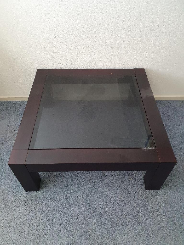 Salontafel gratis, Huis en Inrichting, Tafels | Salontafels, Ophalen, Gebruikt, 50 tot 100 cm, Vierkant