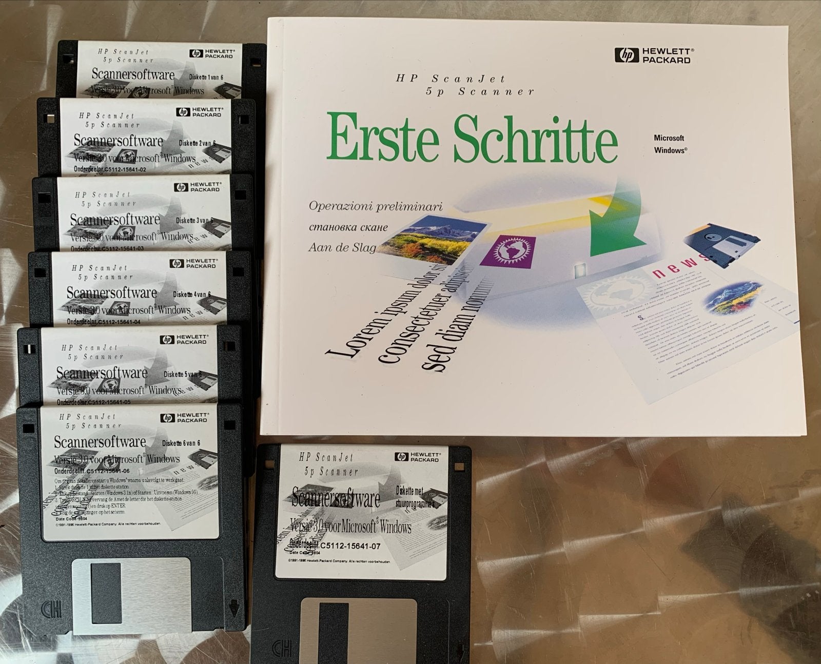 HP ScanJet 5p Scanner Software & Handleidingen (Nieuw), Ophalen of Verzenden, Nieuw, Windows