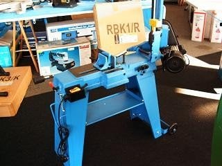 Metaal-bandzaag 550 W 230 V op stevige onderstel, Ophalen, 70 mm of meer, Nieuw, Lintzaag