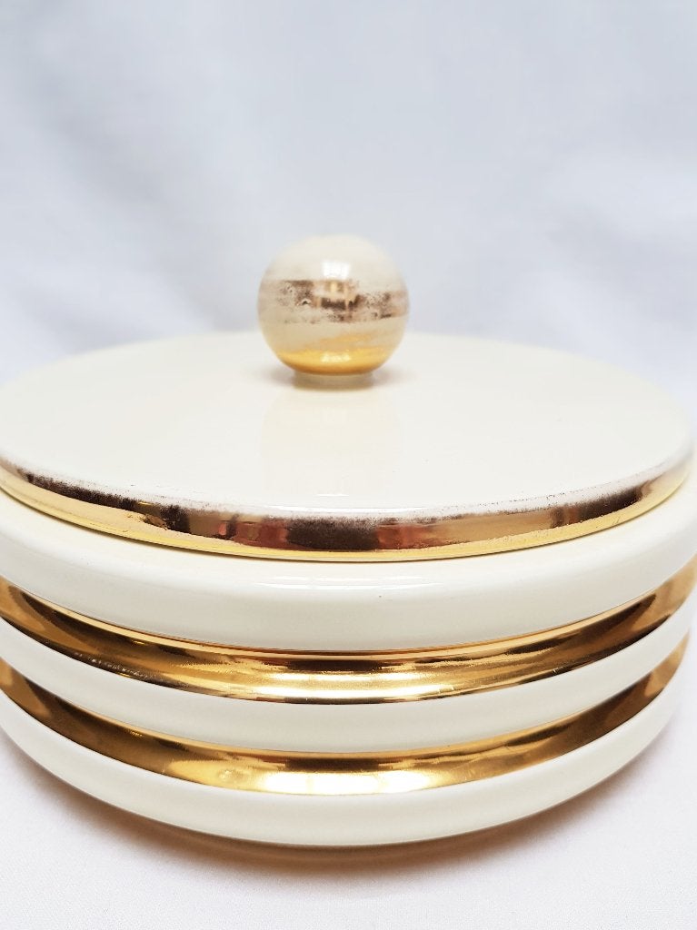 Art Deco Koekendoos - Robj - Septfontaines Luxemburg Boch., Ophalen of Verzenden