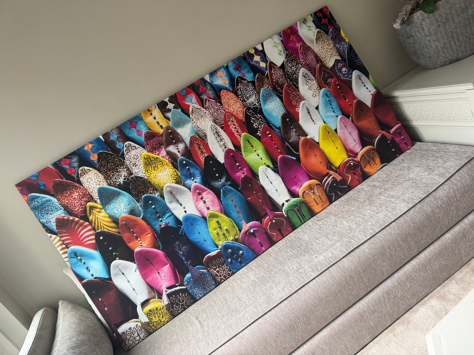 Canvas Marrakech 200x100 cm - Zo goed als nieuw, Ophalen, 125 cm of meer, 75 – 100, Print