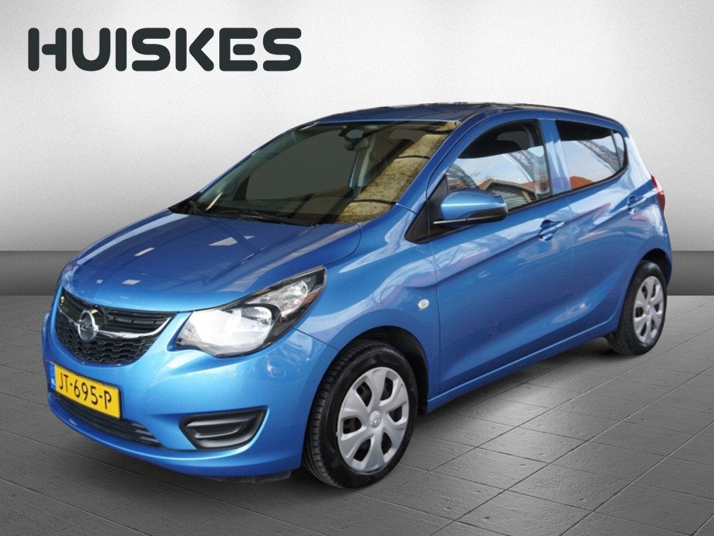 Opel KARL 1.0 ecoFLEX Edition Automaat | Airco | Cruise Cont, Auto's, Stof, Gebruikt, Euro 6, Blauw