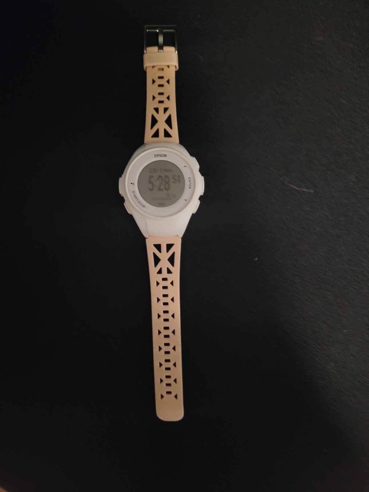 Epson GPS Horloge - Ideaal voor hardlopen en fitness, Gebruikt, Wit, Epson, Ophalen of Verzenden