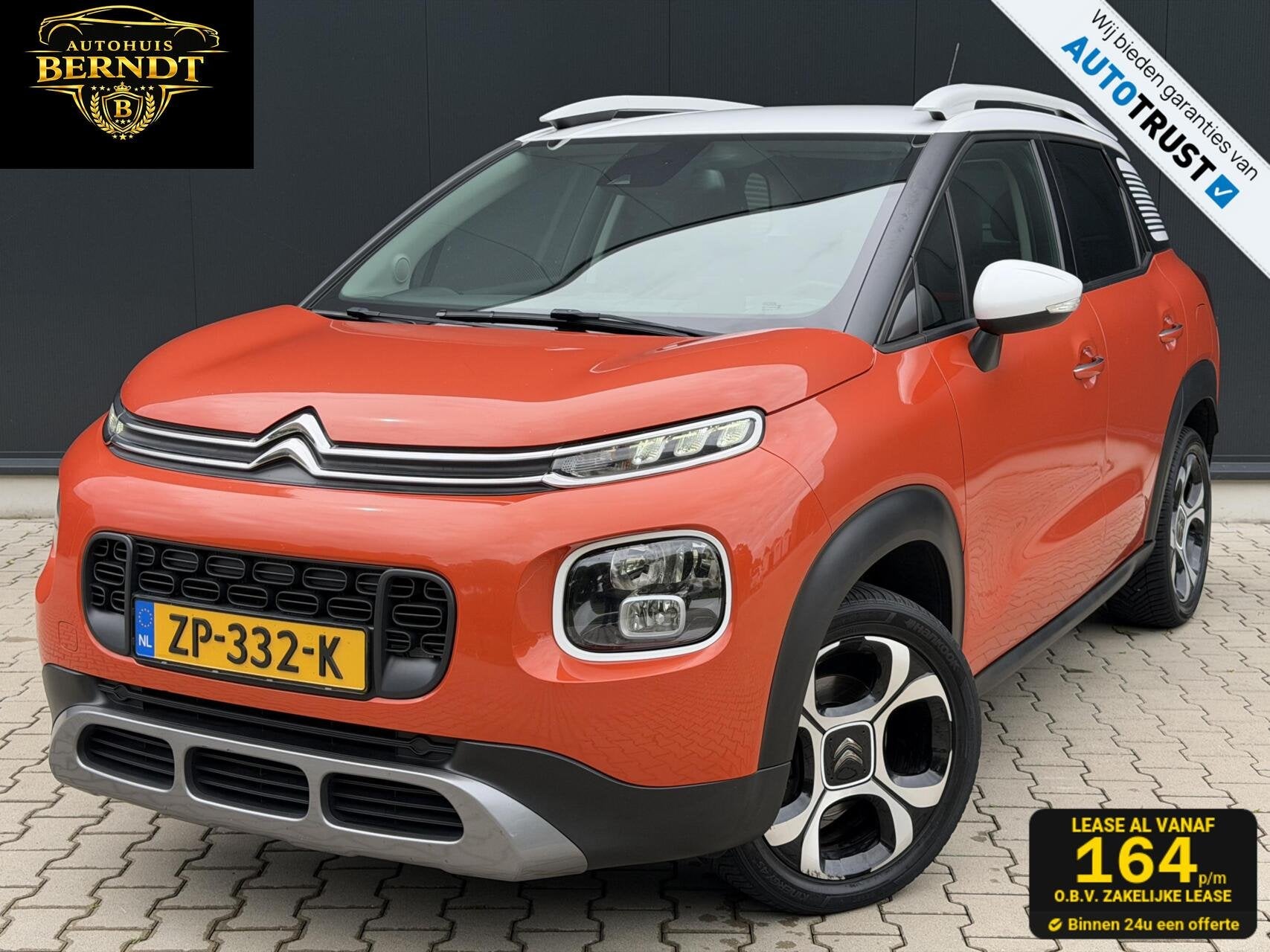 Citroen C3 Aircross 1.2 PureTech S&S Shine Automaat Headsup, Auto's, Citroën, Gebruikt, Met garantie (alle), 600 kg, 3 cilinders