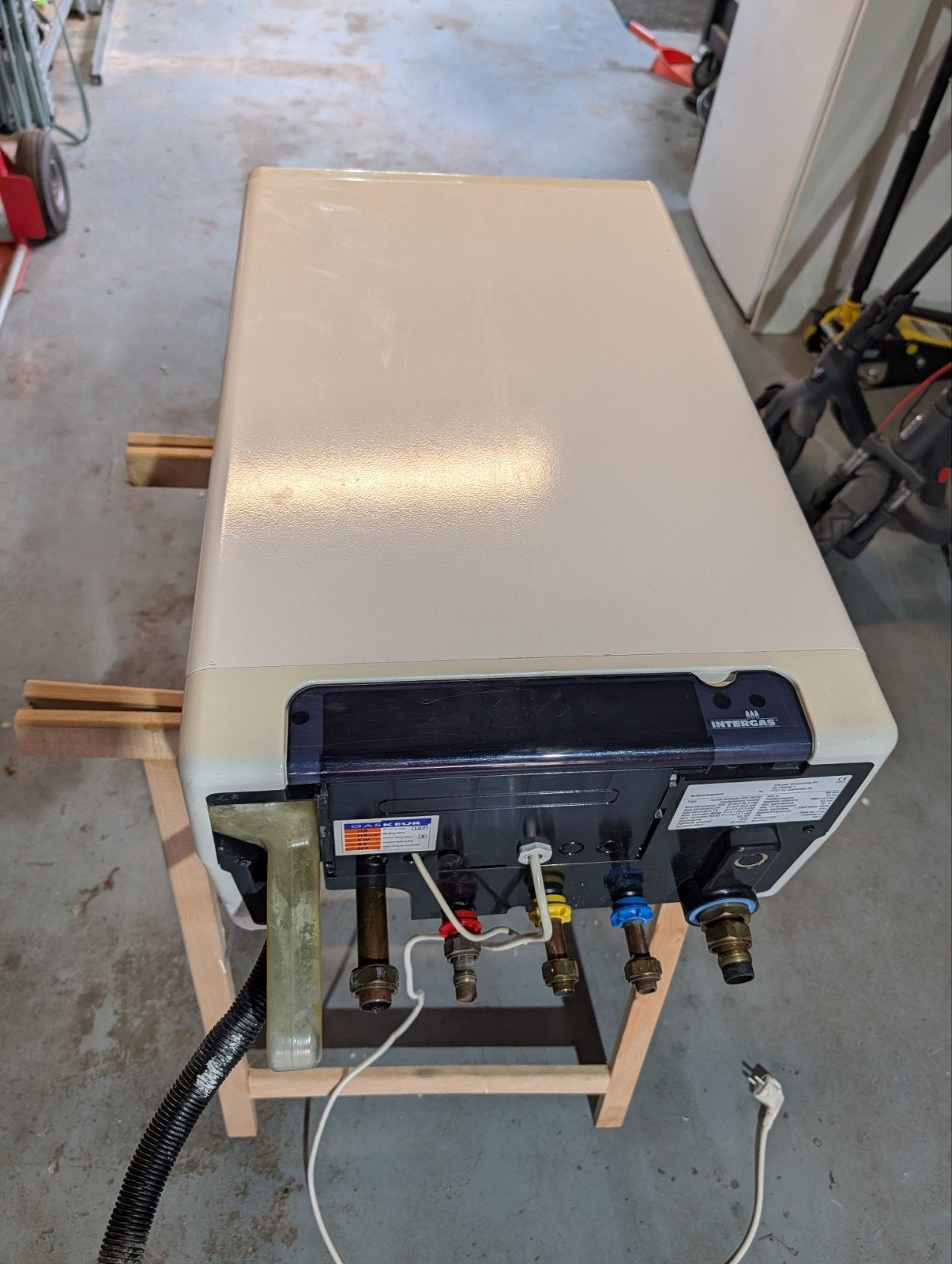 Intergas Kombi Kompakt HRE 36/30 HR-ketel, Ophalen, 30 tot 80 cm, Gebruikt, Hoog rendement (Hr)