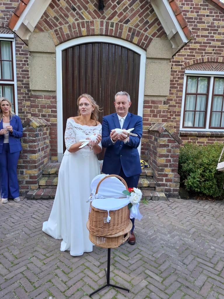 Witte duiven voor trouwerij of crematie, Meerdere dieren, Postduif