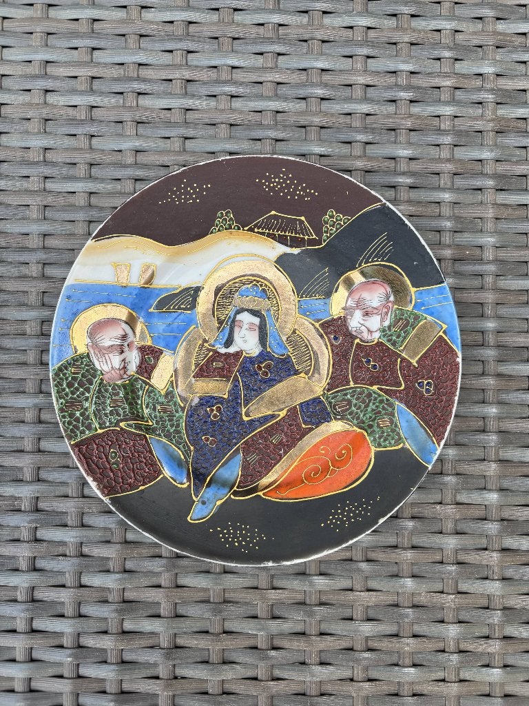 Antiek/Vintage Japans Satsuma Schoteltje, Dai Nippon, Ophalen of Verzenden