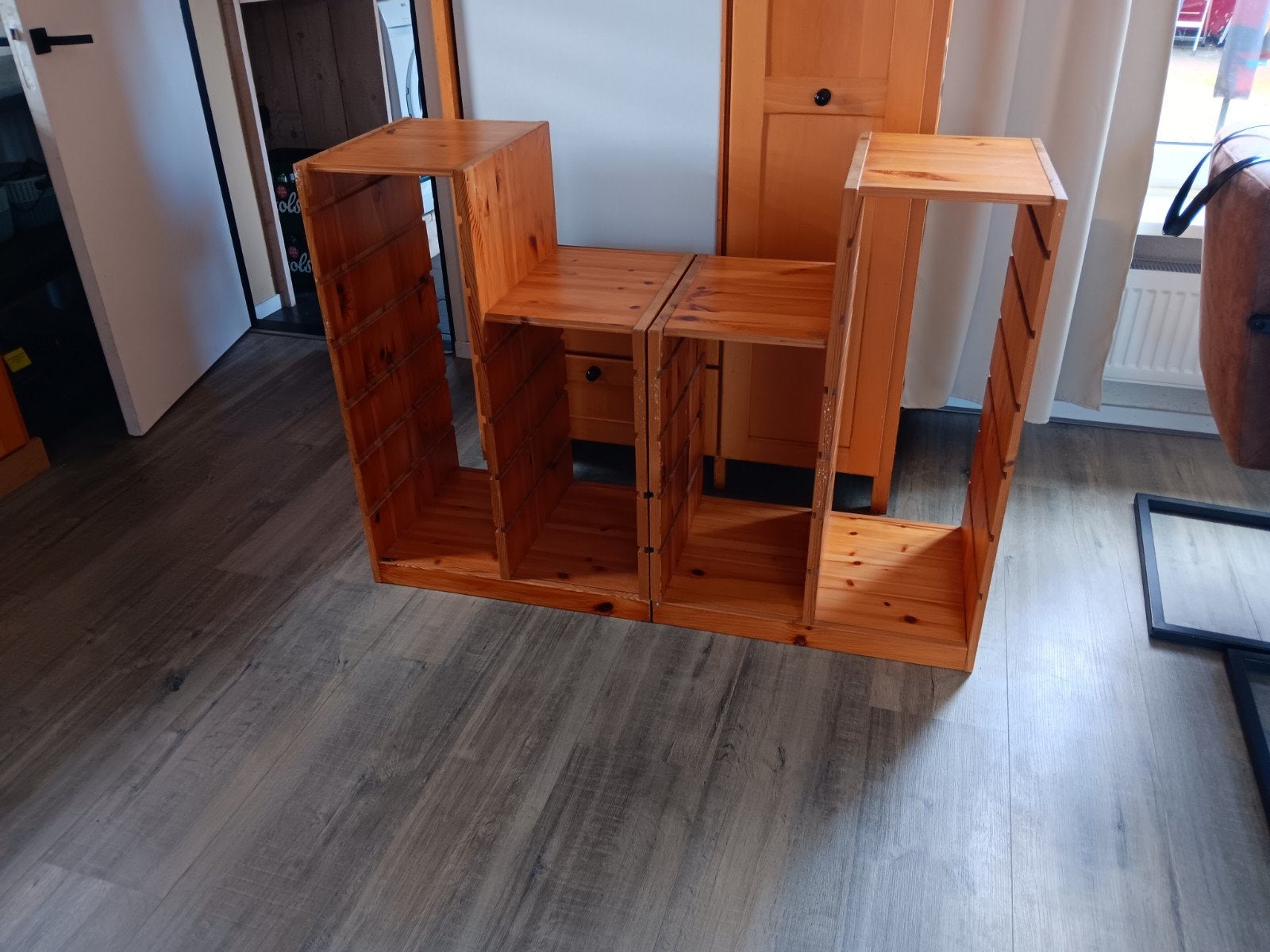 Houten Ikea Trofast kast met 9 bakken - speelgoedkast, Ophalen