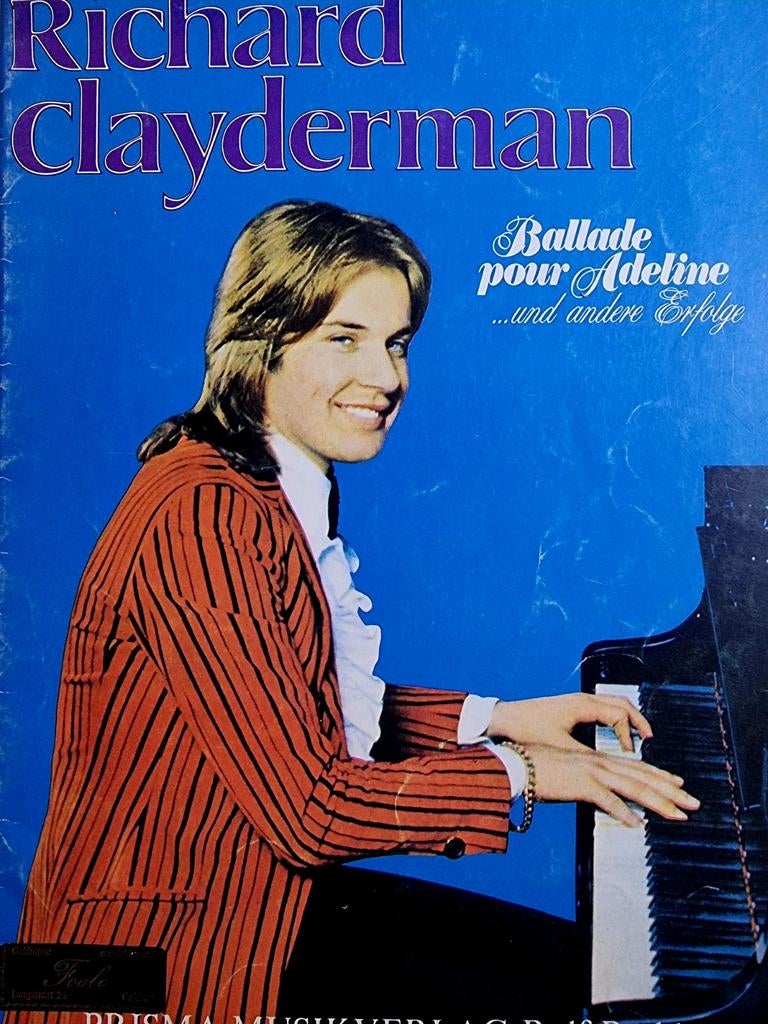 Richard Clayderman - Ballade pour Adeline bladmuziek, Gebruikt, Ophalen of Verzenden, Artiest of Componist, Piano