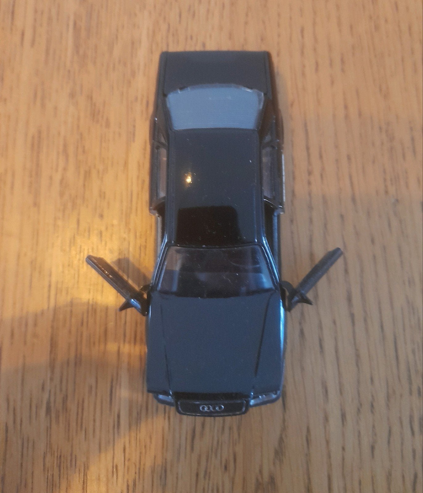Audi V8 1:43 Schabak Zwart, Hobby en Vrije tijd, Modelauto's | 1:43, Ophalen of Verzenden, Auto, Overige merken