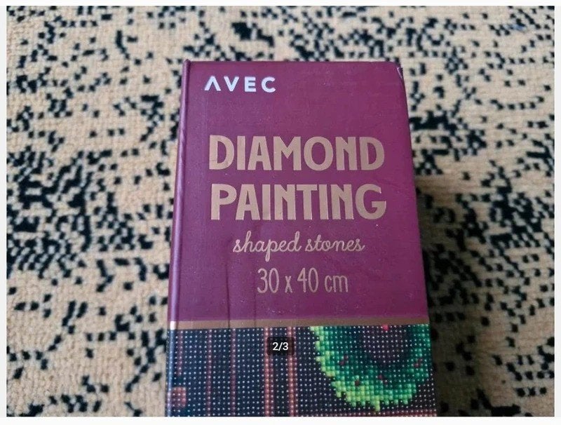 Diamond painting kerst 30x40 h, Onbekend, Nieuw, Onbekend, Ophalen of Verzenden