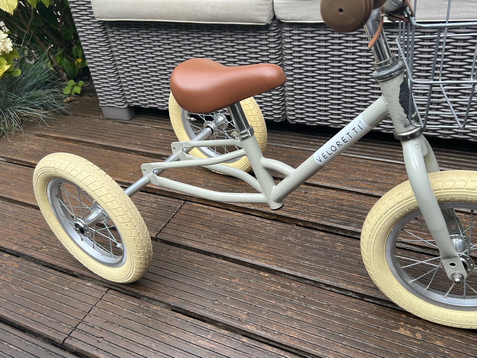 Veloretti loopfiets, Ophalen, Gebruikt, Velgrem, Verstelbare zitting