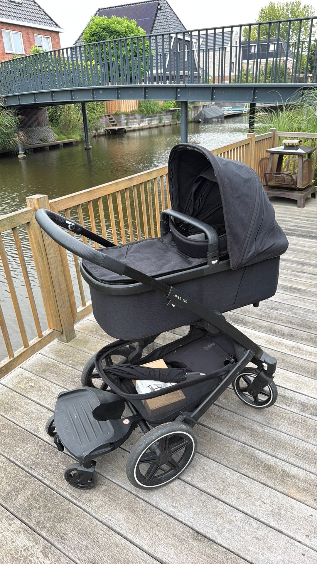 Joolz Geo Combiwagen - Compleet met accessoires, Gebruikt, Combiwagen, Met reiswieg, Ophalen