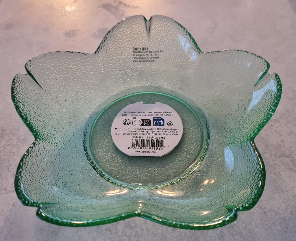 Mooi Deens schaaltje, Ophalen of Verzenden, Overige stijlen, Glas, Schaal of Schalen