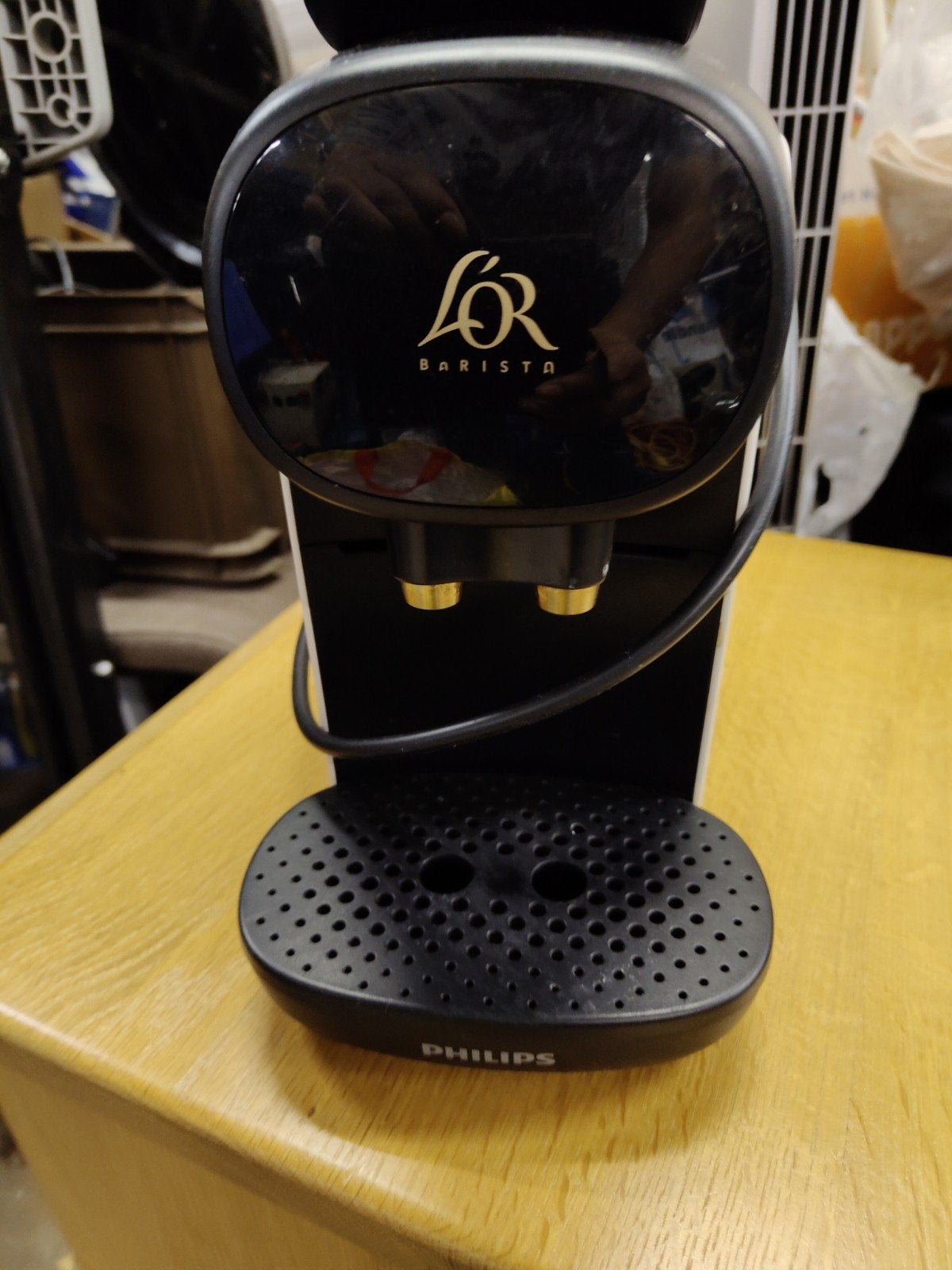 Philips L'OR Barista Koffiemachine LM9012 - Gebruikt, Ophalen, Gebruikt, Koffiemachine, Koffiepads en cups