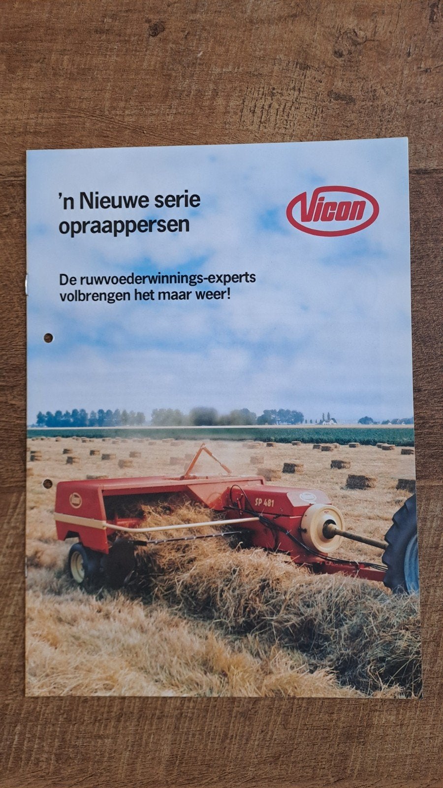 folder VICON opraappersen 'n Nieuwe serie, Boeken, Ophalen of Verzenden, Zo goed als nieuw, Folder