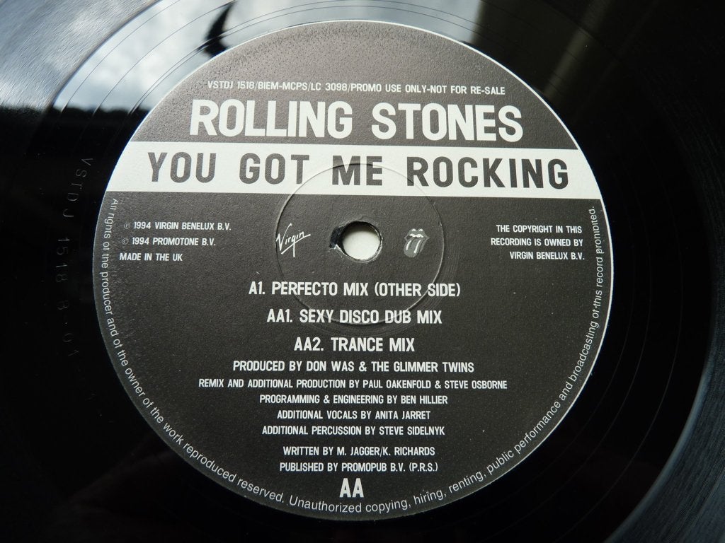 MP505 MAXI rolling stones You got me rocking 94 UK Promo €25, Ophalen of Verzenden, Zo goed als nieuw, 12 inch, Promo