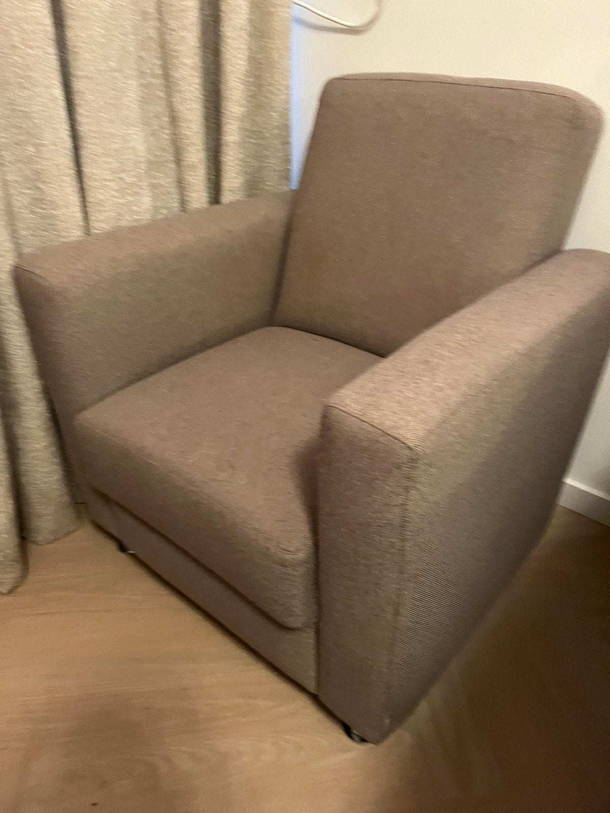 Fauteuil, Ophalen, Gebruikt, 75 tot 100 cm, Stof