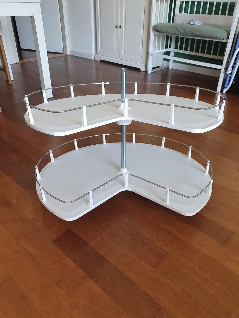 Utrusta carrousel hoekkast, Huis en Inrichting, Keuken | Keukenelementen, Ophalen, 75 cm of meer, Wit, Nieuw